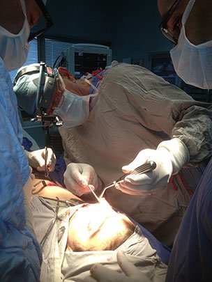 Doctor Performing Charity Surgery