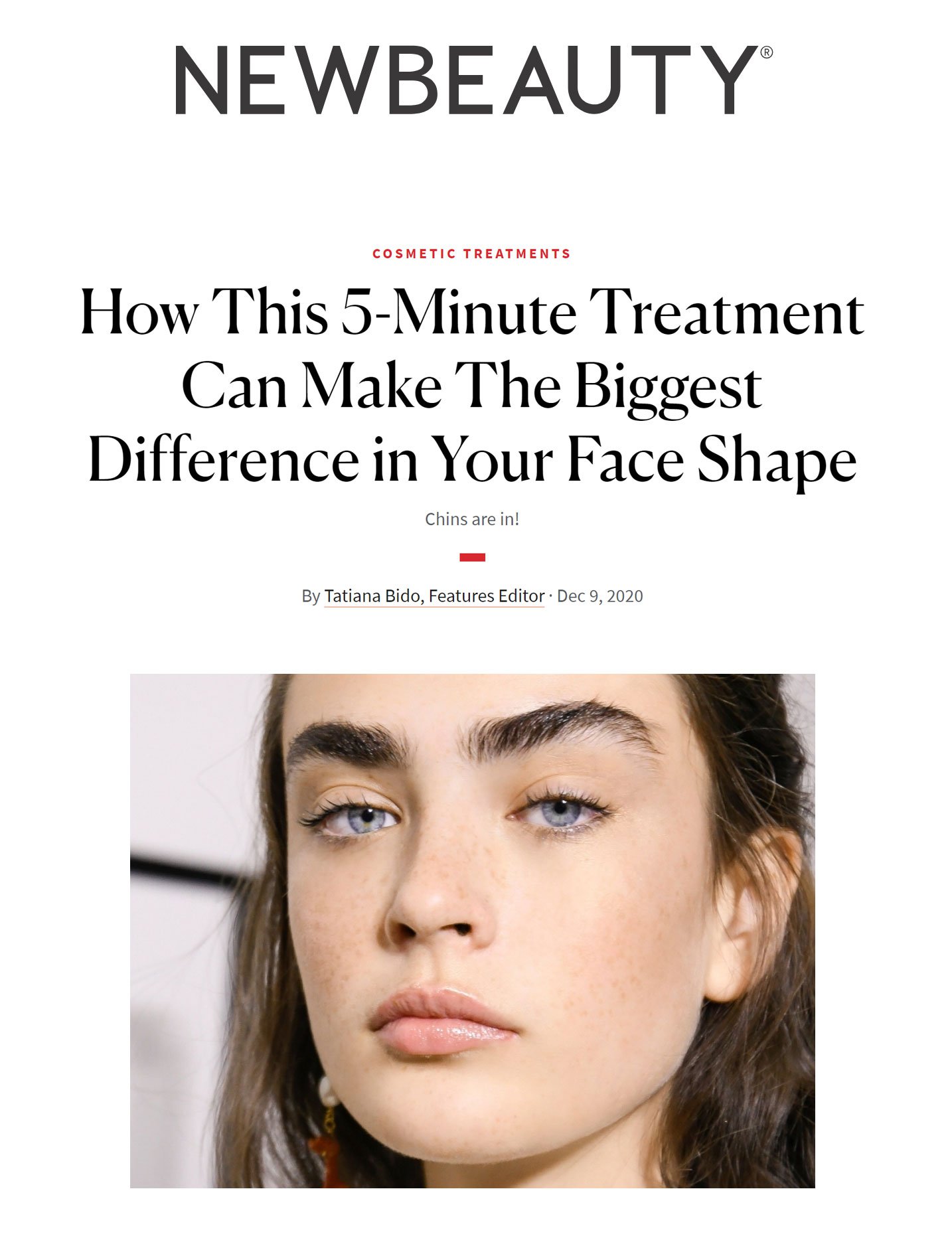 newbeauty 5 min treatment article