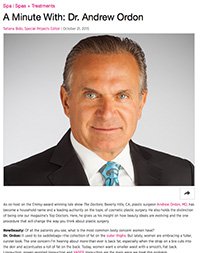 A minute with Dr. Ordon article