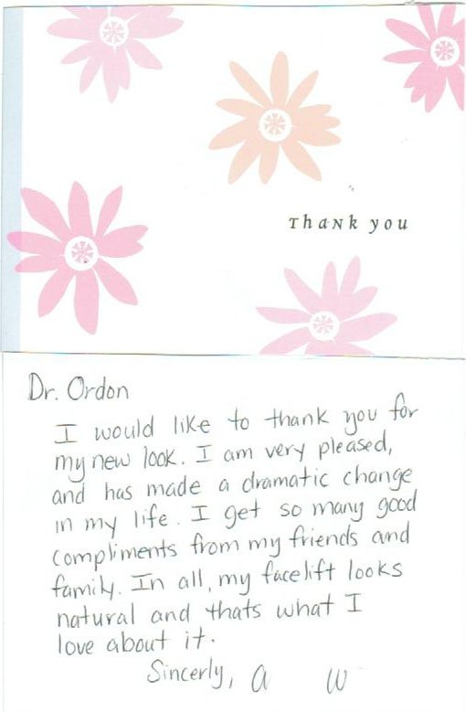 Written Testimonial
