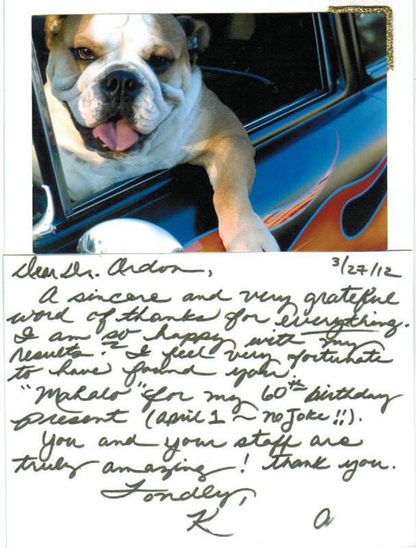 Written Testimonial