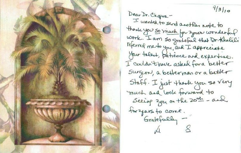 Written Testimonial